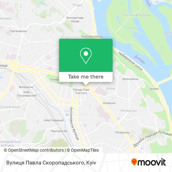 Вулиця Павла Скоропадського map