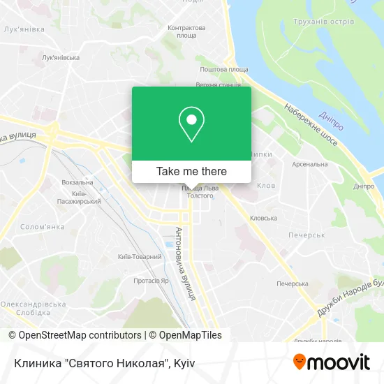 Карта Клиника "Святого Николая"