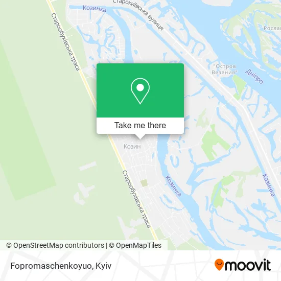 Карта Fopromaschenkoyuo