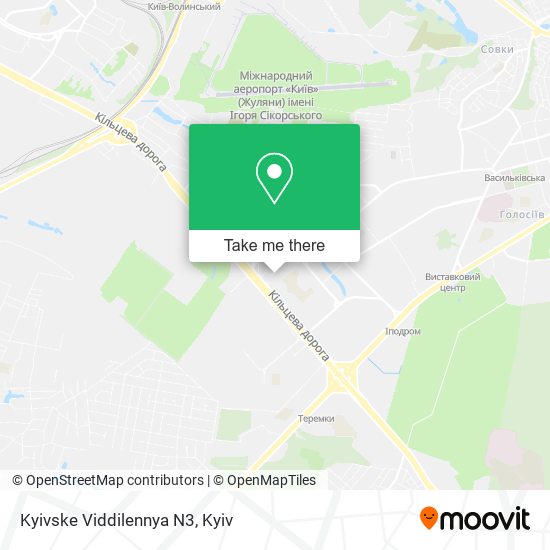 Карта Kyivske Viddilennya N3