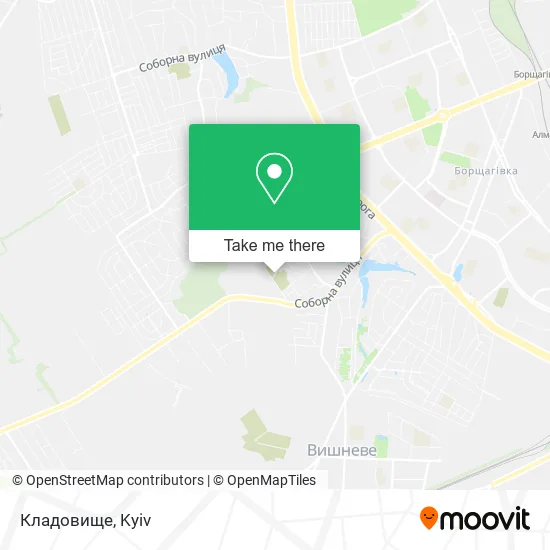 Кладовище map