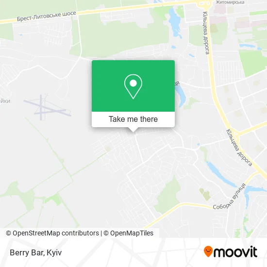 Карта Berry Bar