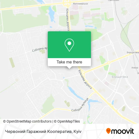 Червоний Гаражний Кооператив map