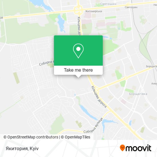 Якитория map