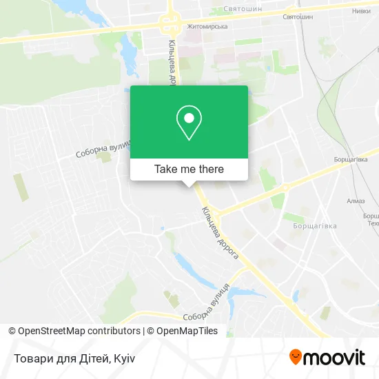 Карта Товари для Дітей