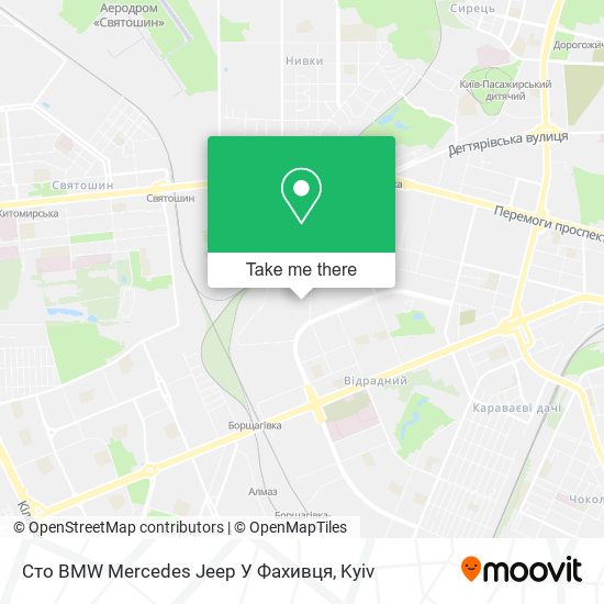 Сто BMW Mercedes Jeep У Фахивця map