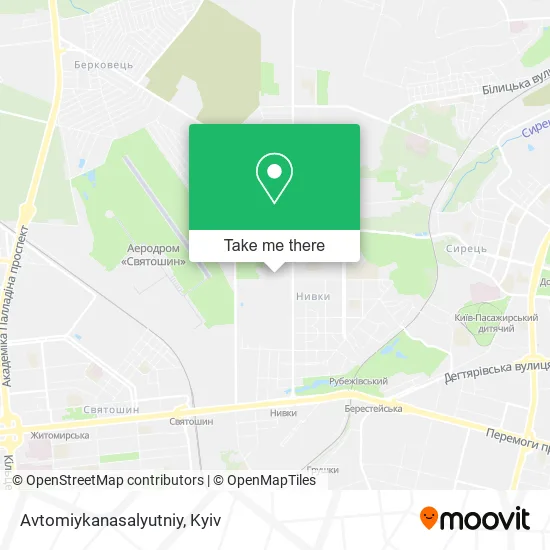 Карта Avtomiykanasalyutniy