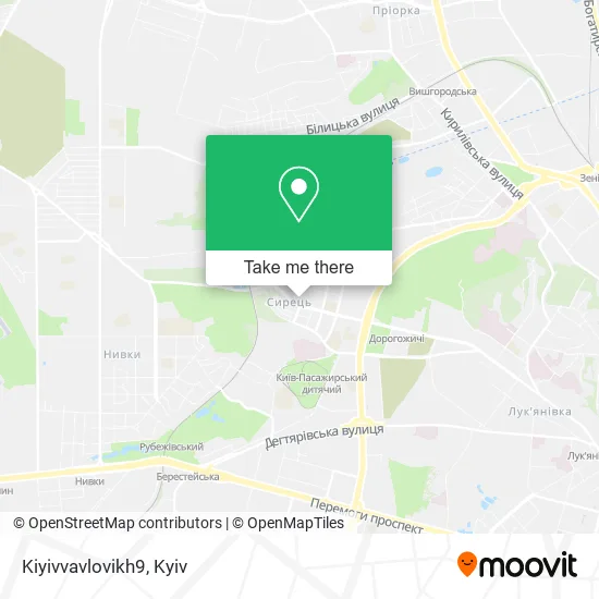 Карта Kiyivvavlovikh9