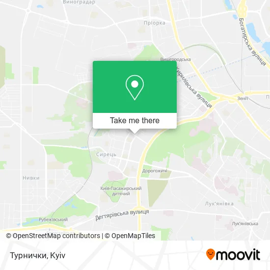 Карта Турнички