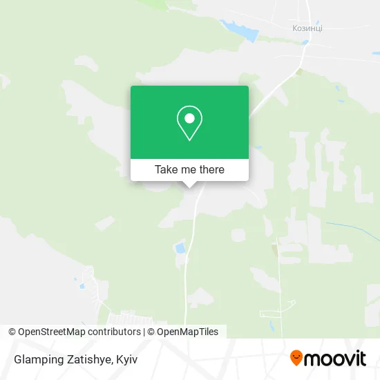 Карта Glamping Zatishye