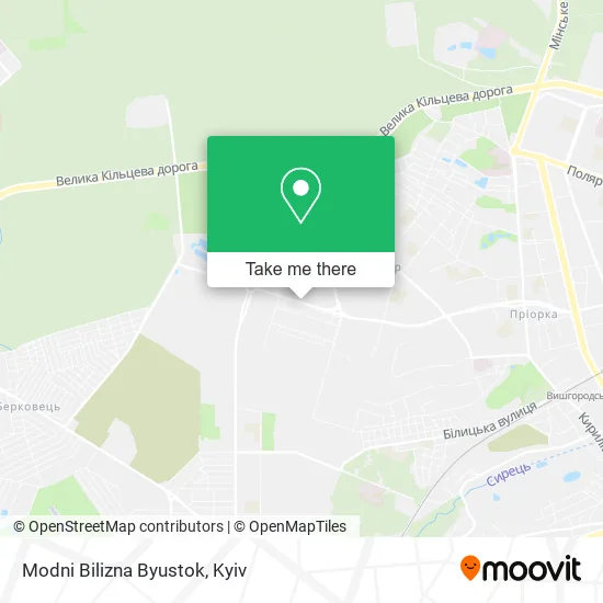 Карта Modni Bilizna Byustok