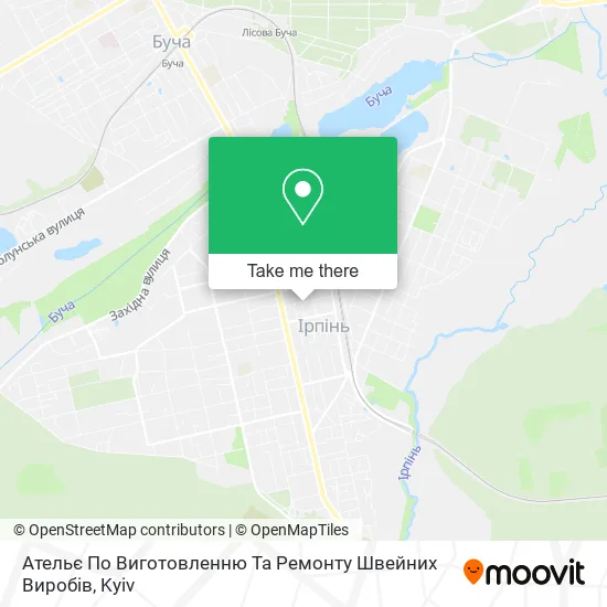 Карта Ательє По Виготовленню Та Ремонту Швейних Виробів