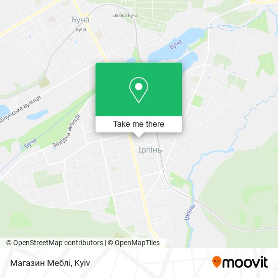 Магазин Меблі map