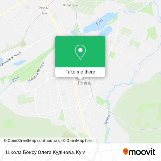 Школа Боксу Олега Кудінова map