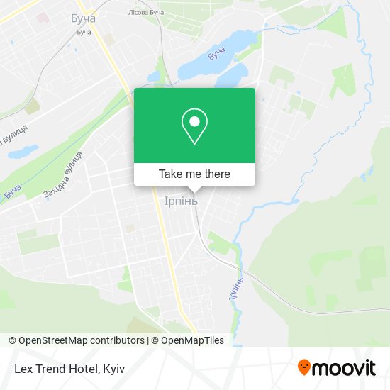 Lex Trend Hotel map