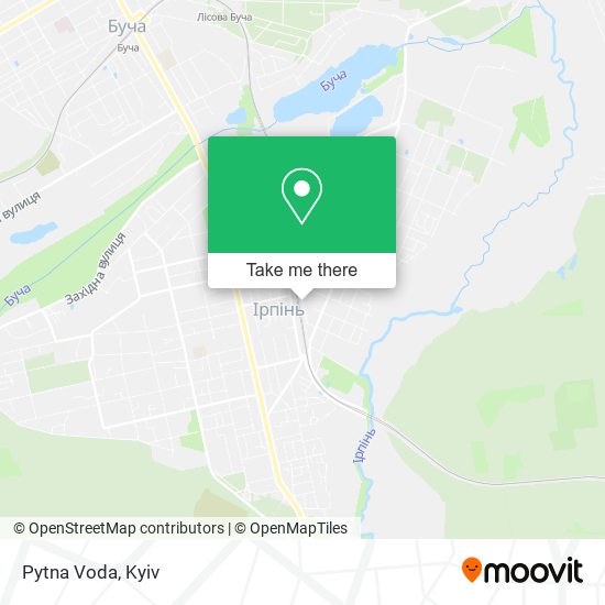 Pytna Voda map