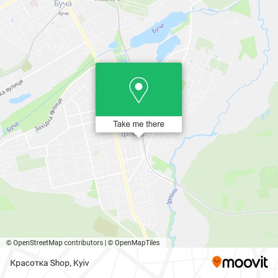 Красотка Shop map