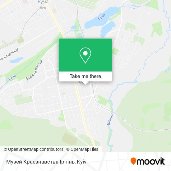 Музей Краєзнавства Ірпінь map
