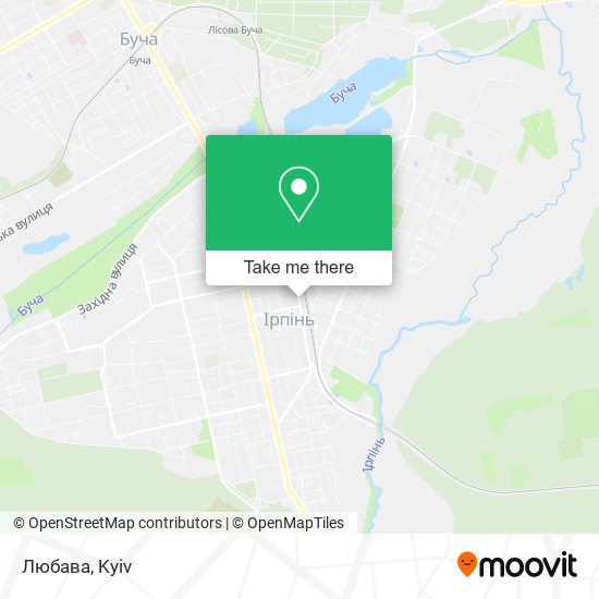 Карта Любава