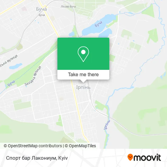 Карта Спорт бар Лакониум