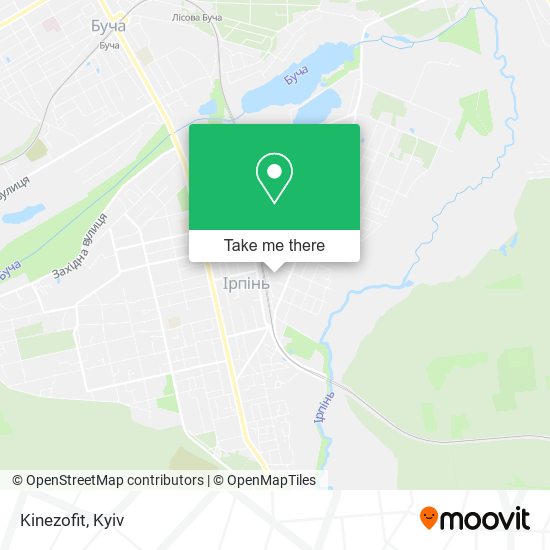 Kinezofit map