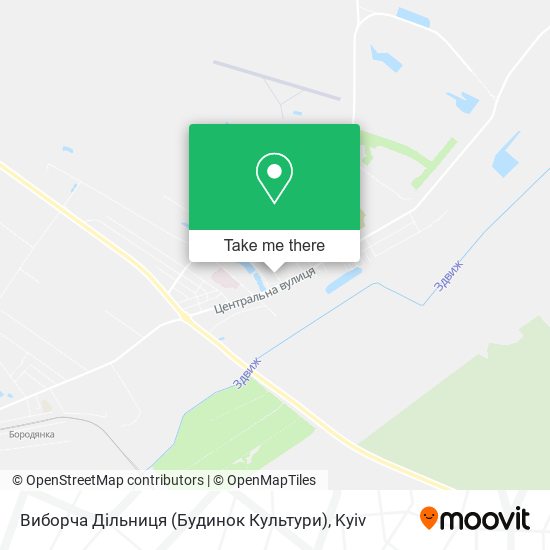 Карта Виборча Дiльниця (Будинок Культури)