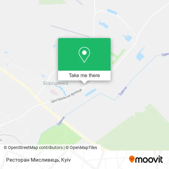 Карта Ресторан Мисливець