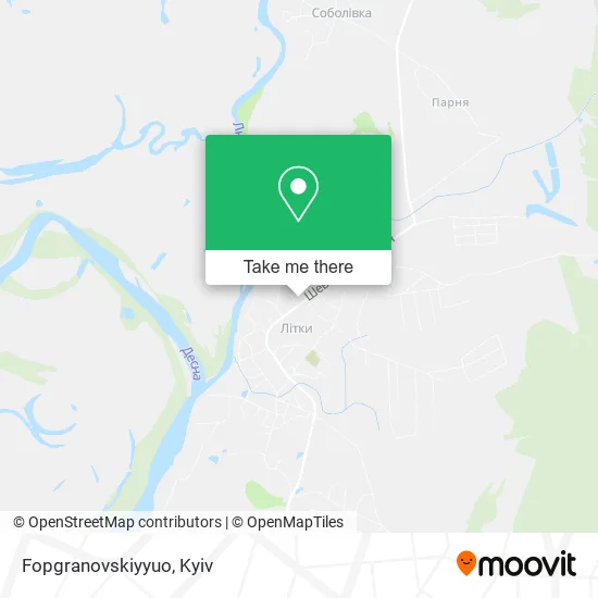 Карта Fopgranovskiyyuo