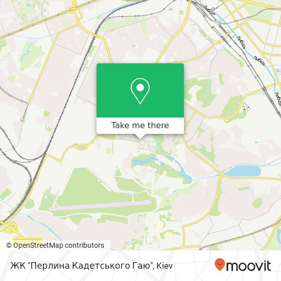 ЖК "Перлина Кадетського Гаю" map