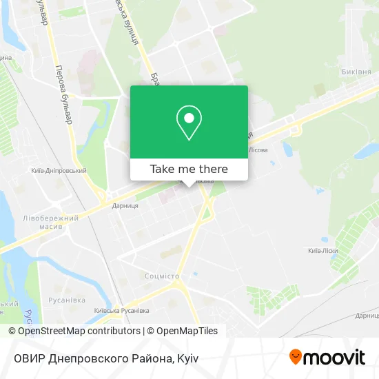 ОВИР Днепровского Района map