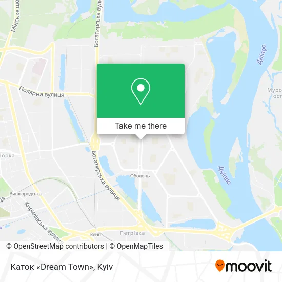 Карта Каток «Dream Town»