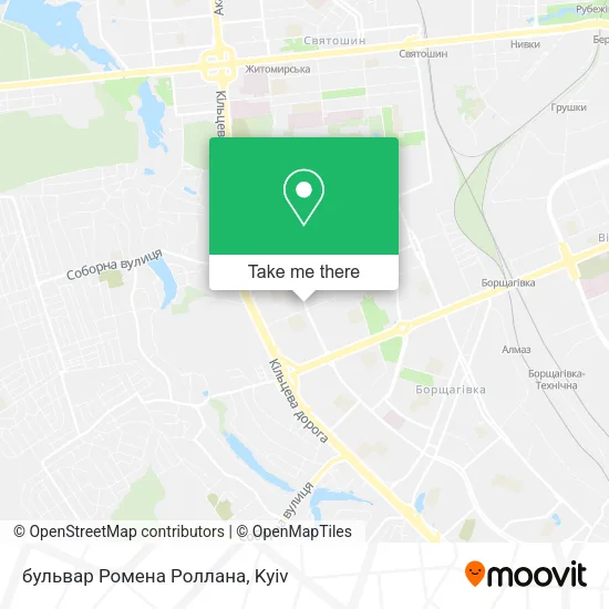 Карта бульвар Ромена Роллана