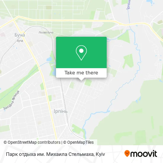 Карта Парк отдыха им. Михаила Стельмаха