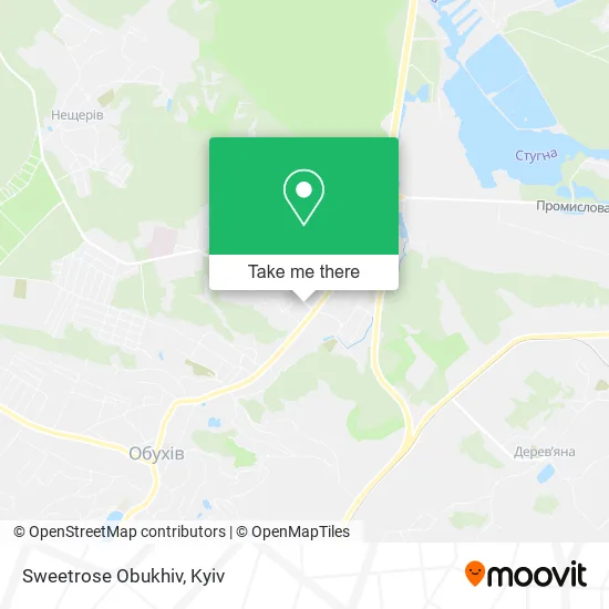 Карта Sweetrose Obukhiv