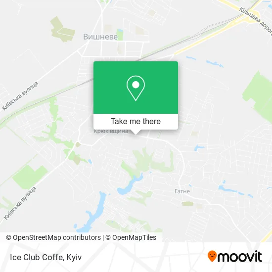 Карта Ice Club Coffe