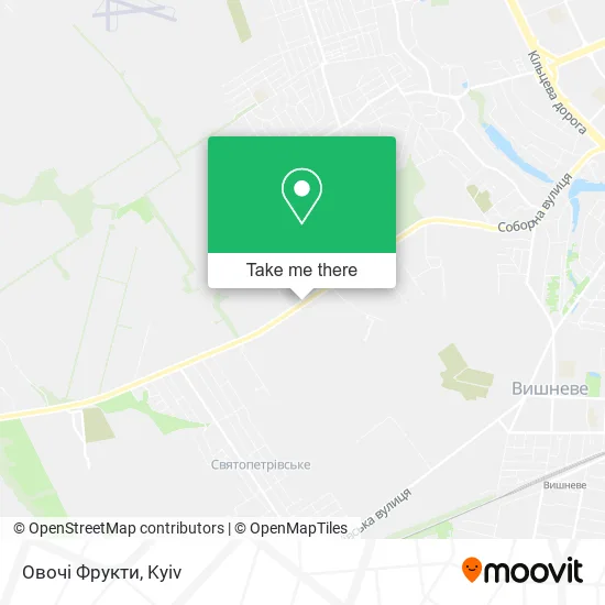 Овочі Фрукти map