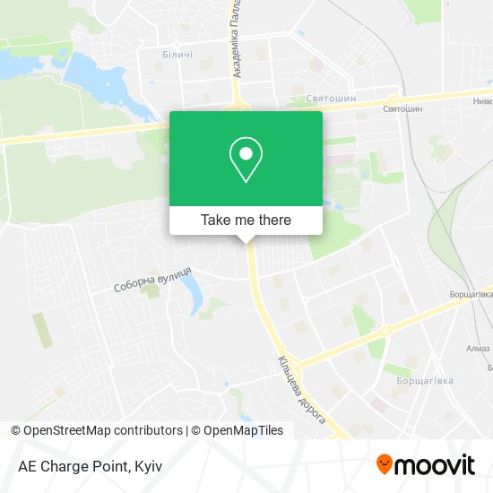 AE Charge Point map