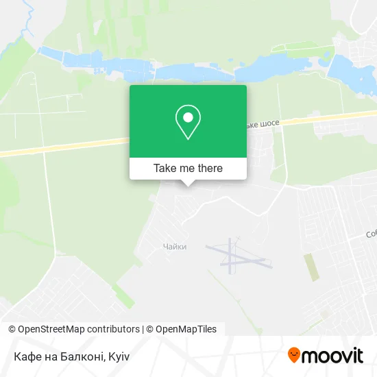 Карта Кафе на Балконі
