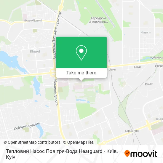 Тепловий Наcоc Повітря-Вода Heatguard - Київ map