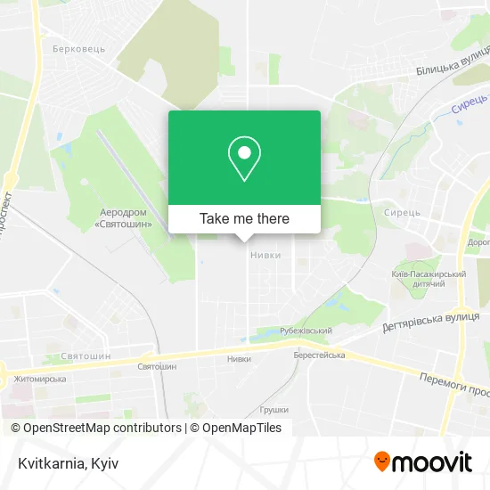 Карта Kvitkarnia