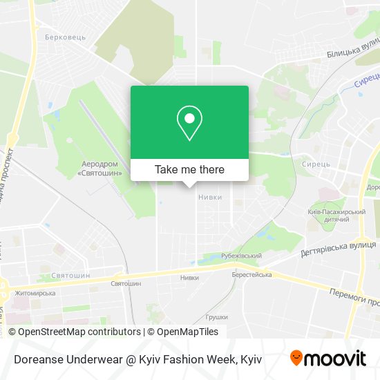 Doreanse Underwear @ Kyiv Fashion Week map