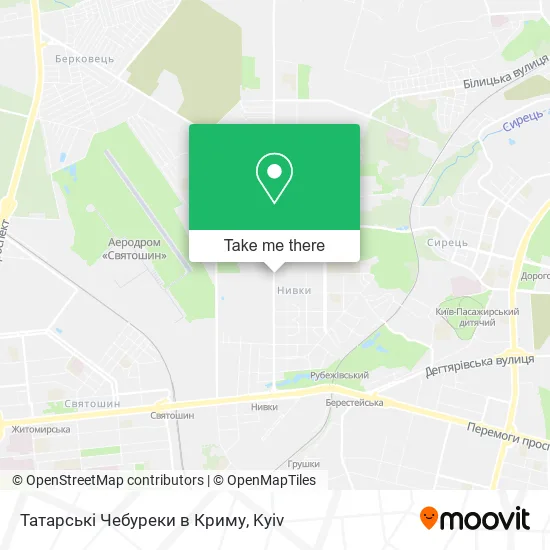 Татарські Чебуреки в Криму map