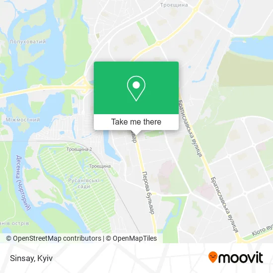 Карта Sinsay