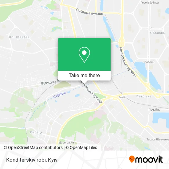 Карта Konditerskivirobi