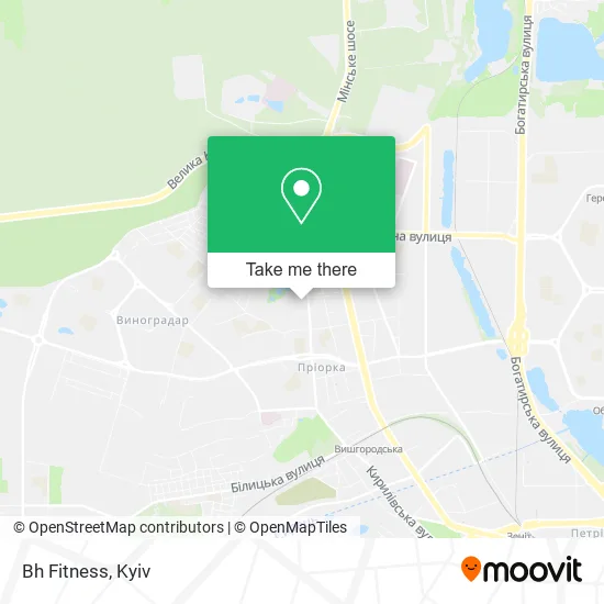 Карта Bh Fitness