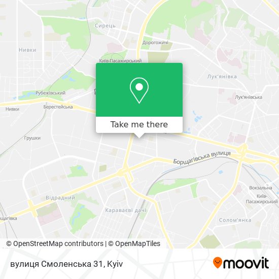 вулиця Смоленська 31 map