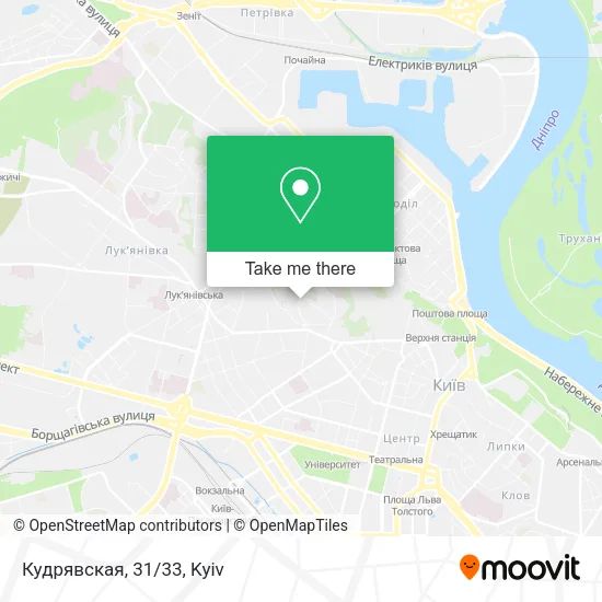 Карта Кудрявская, 31/33