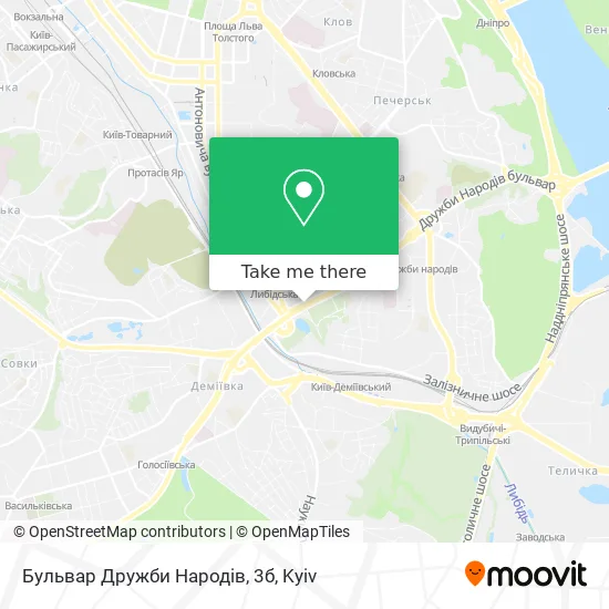 Бульвар Дружби Народів, 3б map
