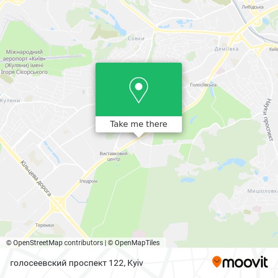 голосеевский проспект 122 map