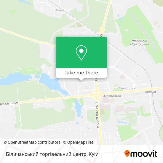 Біличанський торгівельний центр map